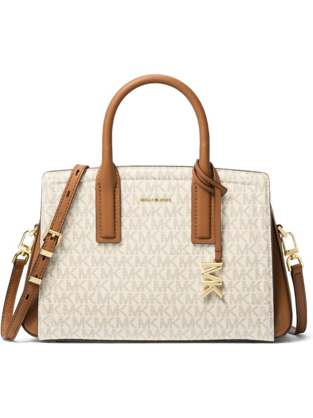 Women White Beige Brown Satchel Handbag Shoulder Crossbody Purse Top Handle Bag